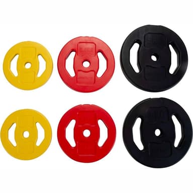 vidaXL Skivstång set 20 kg