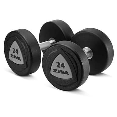 Ziva Zvo Urethane Dumbbell Grey, Neoprenhantel 14 kg