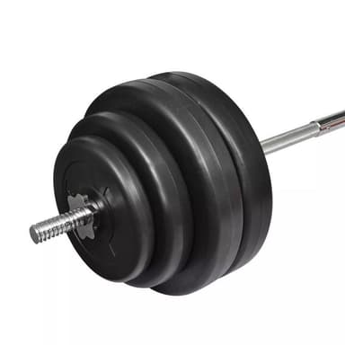 vidaXL Skivstång med vikter 60 kg