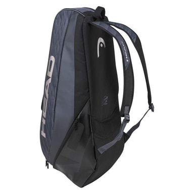Zaino Head Djokovic Unisex - Antracite/Nero, Per Tennis, Scomparto Racchette
