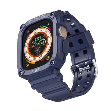 INF Skyddsfodral och armband för Apple Watch Ultra 49mm Mörkblå