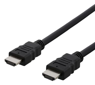 HDMI cable, HDMI High Speed w/Ethernet, CCS, 1,0m, black