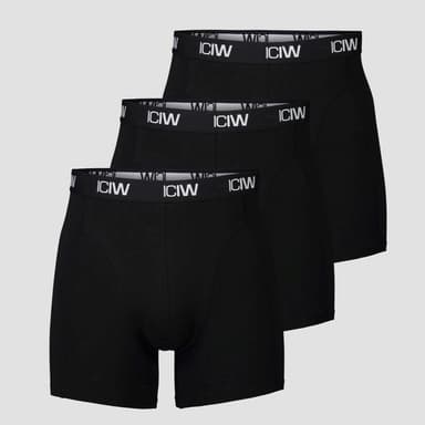 ICIW Boxer Black 3-Pack, Kalsonger S