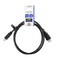DELTACO HDMI cable CCS, HDMI High Speed w/Ethernet, FSC, 1,0m, black