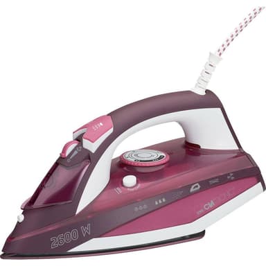 Clatronic DB 3705 Ångstrykjärn Vit, Röd 2600 W