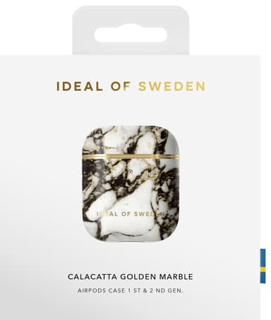 iDeal of Sweden AirPods Gen 1/ 2 fodral (Calacatta Golden Marble)
