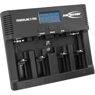 Ansmann Powerline 5 Pro Batteriladdare NiCd, NiMH AAA