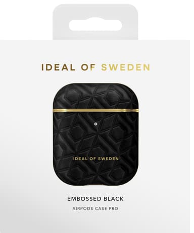 iDeal of Sweden AirPods Gen 1/ 2 fodral (Embossed Black)