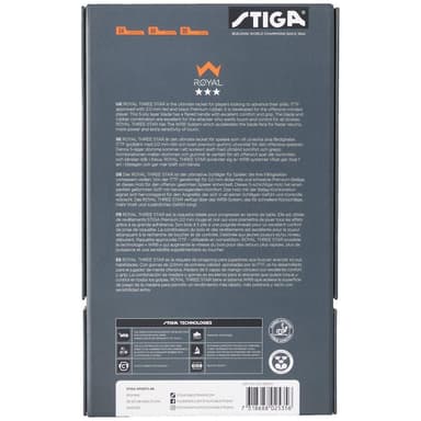 STIGA Royal Three Star WRB, Bordtennisracket