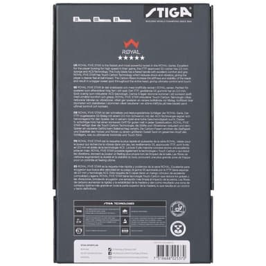 STIGA Royal Five Star Carbon, Bordtennisracket