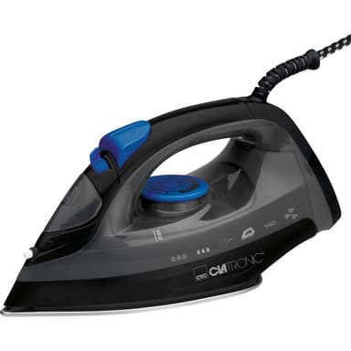 Clatronic DB 3703 Ångstrykjärn Svart, Blå 1800 W