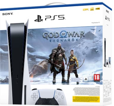 PlayStation 5 + God of War Ragnarök paket