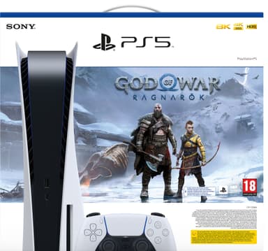 PlayStation 5 + God of War Ragnarök paket