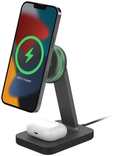 Mophie Snap+ trådlös laddningsställ och -platta