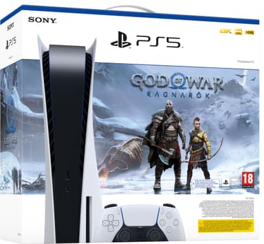 PlayStation 5 + God of War Ragnarök paket