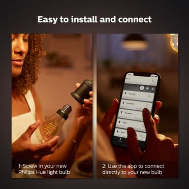 Philips Hue W glödlampa 7.2W Filament ST72 E27