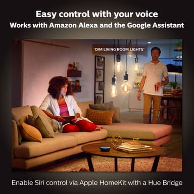 Philips Hue W Globe 7.2W Filam. G125 E27