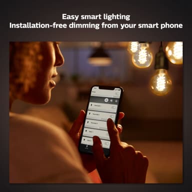Philips Hue W glödlampa 7.2W Filament A60 E27