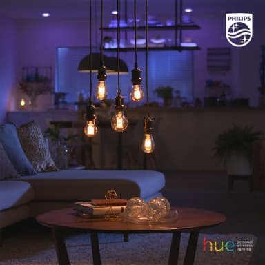 Philips Hue W glödlampa 7.2W Filament A60 E27