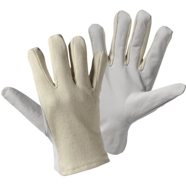 Guanti Da Lavoro In Pelle Nappa Morbida L+D Worky – Taglia 10, EN 388 CAT II, Protezione Per Hobby E Professioni