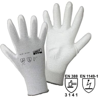 Nylon Arbetshandske Storlek (handskar): 8, M EN 388, EN