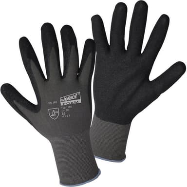 Nylon Arbetshandske Storlek (handskar): 7, S EN 388 CAT