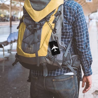 Bagage lapp Svart