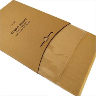 Tjock bakmatta Air Fryer Liner 100-pack Brun 30x40 cm