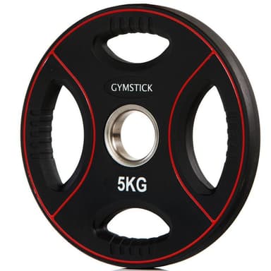 Gymstick Pro PU Weight Plate, Viktskiva Gummerad 5 kg