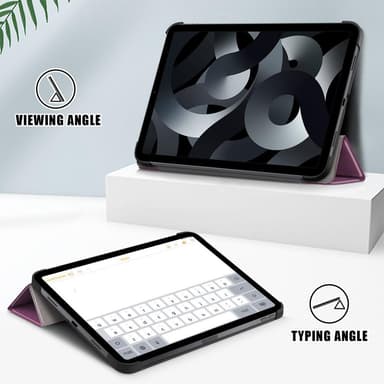 Apple iPad 10.9 2022 Slim fit tri-fold fodral - Lila