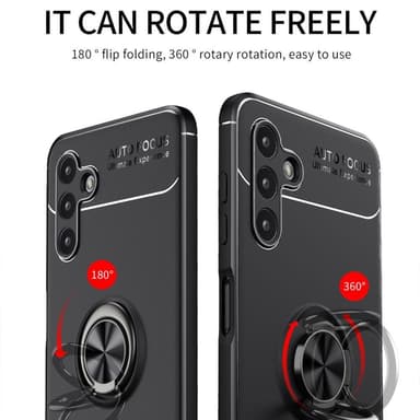 Samsung Galaxy A13 5G / A04s 4G TPU skal med Finger Ring - Svart