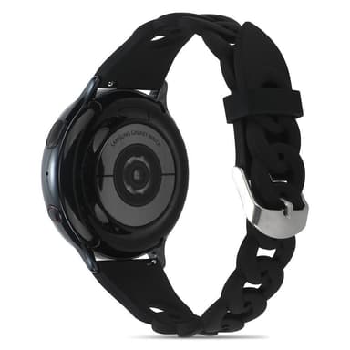 Samsung Galaxy Watch5 40mm / 44mm / Watch5 Pro 45mm Silikon Rem - Svart