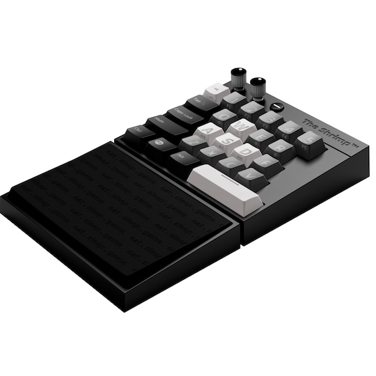 The Shrimp Model 1 mekaniskt tangentbord för gaming (monochrome)