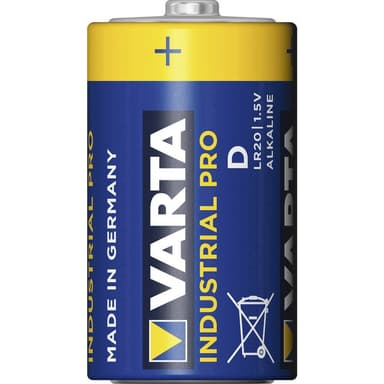 Batteri D (R20) Alkaliskt Varta INDUSTRIAL PRO D Stk