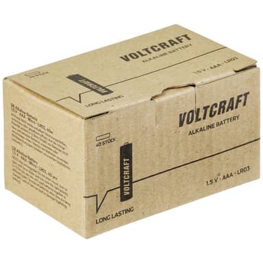 Batteri AAA (R03) Alkaliskt VOLTCRAFT Industrial LR03