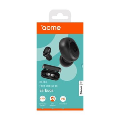 ACME BH420 TWS In-Ear Hörlurar, Svart