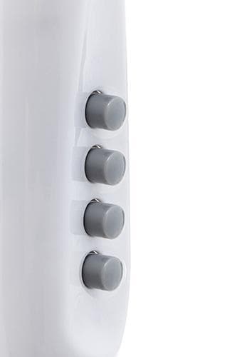 Adler AD 7305 stor golvfläkt, 90W, 40 cm, Vit