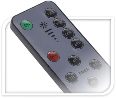 LED Blockljus 4-pack, Dimmer, Timer, Fjärrkontroll