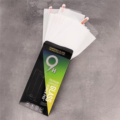Härdat glas Basic 10-pack för Samsung A50/A30/A20