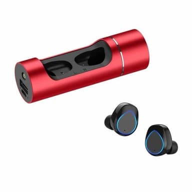 K-01, Trådlösa in-ear hörlurar, Röd