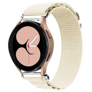 Nylon klockarmband Beige Samsung Galaxy Watch SM-R800