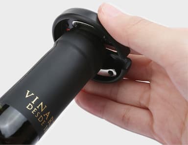 Elektrisk vinöppnare USB uppladdningsbar Svart