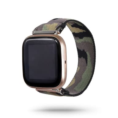 Klockband Nylon Grön Fitbit Versa / Fitbit Versa 2 / Fitbit Versa Lite
