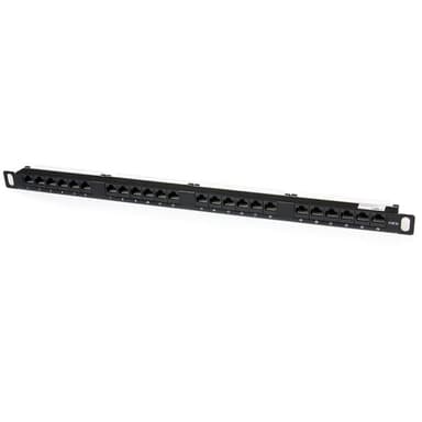 STARTECH StarTech.com PANELHU24, RJ-45, Cat5e, Svart, Stativmontering,