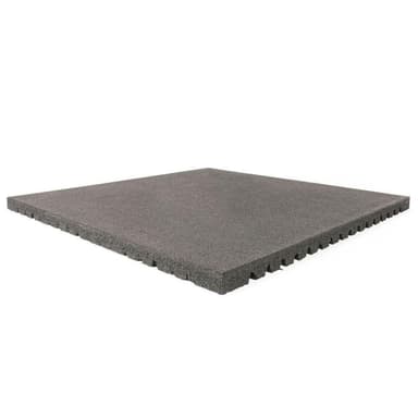 Thor Fitness Helsvart Gummigolv Raka Kanter, Gymgolv 43 mm