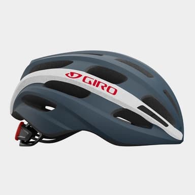 GIRO Isode MIPS Matte Portaro Grey/White/Red, Cykelhjälm Grå Adult