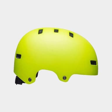 Bell Span Matte Bright Green, Cykelhjälm Gul XS