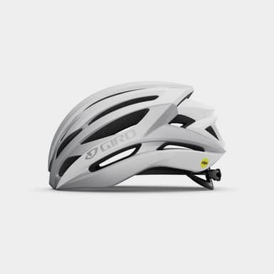 GIRO Syntax MIPS Matte White/Silver, Cykelhjälm Silver S