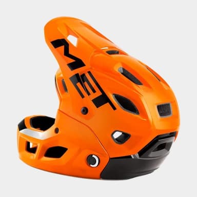 Met Parachute MCR MIPS Orange Black/Glossy, Cykelhjälm Orange M