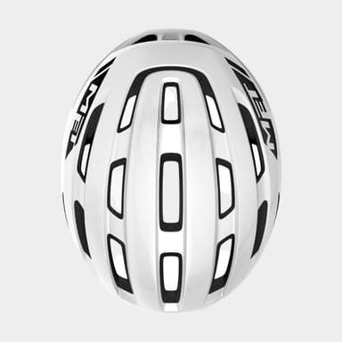 Met Miles MIPS White/Glossy, Cykelhjälm Vit M